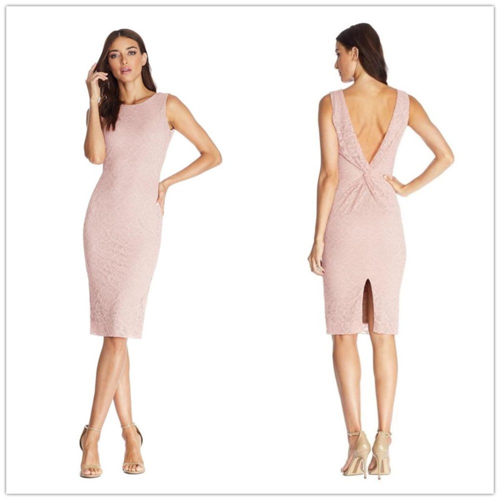 Dress the Population Pink Sleeveless Dress